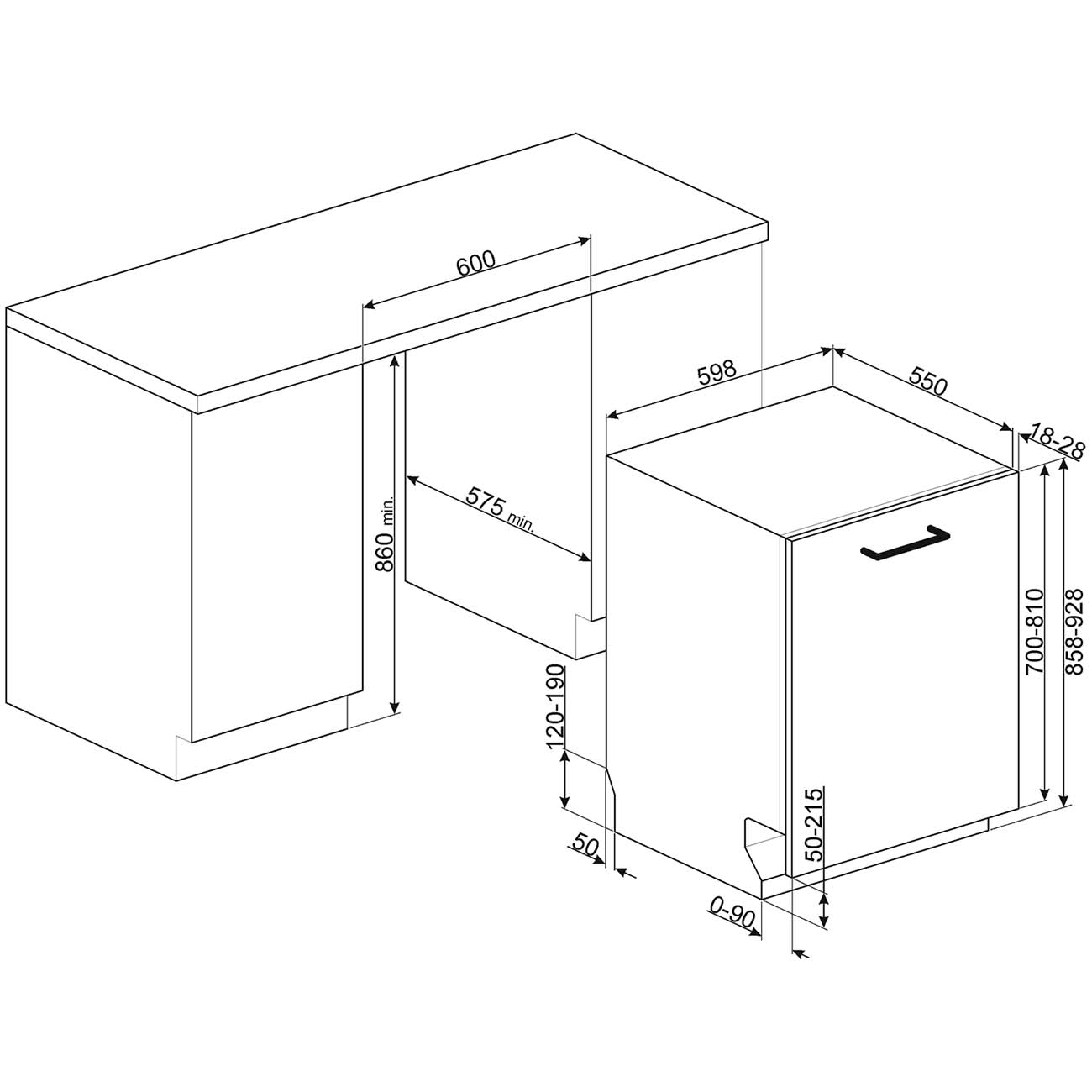 Купить Встраиваемая посудомоечная машина Smeg STL323BQLH — Фото 4
