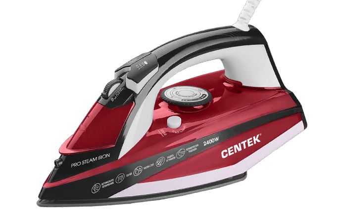 Утюг CENTEK CT-2344 красный																		 — описание, фото, цены в интернет-магазине PT Stores