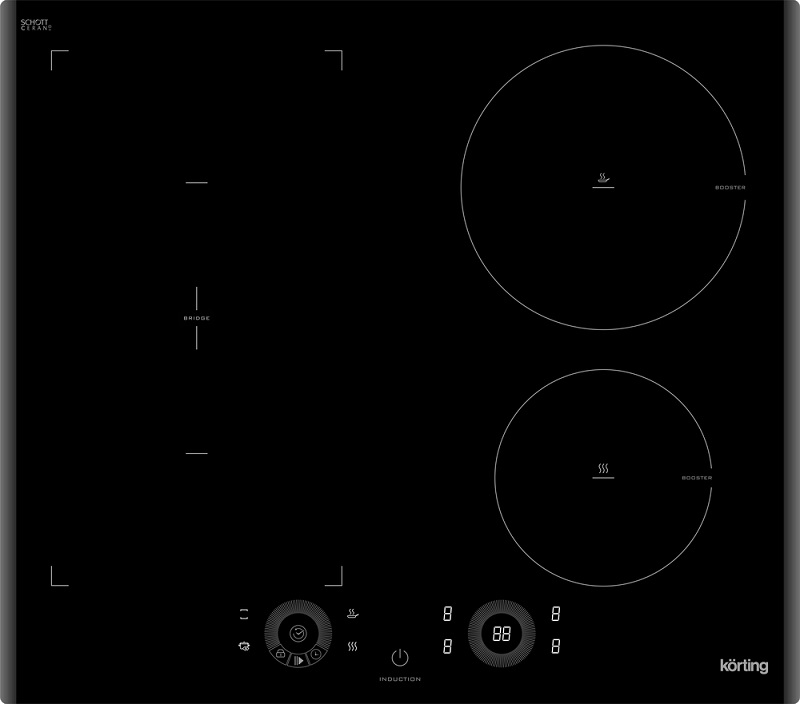 Индукционная варочная панель KORTING HIB 64750 B Smart																		 — описание, фото, цены в интернет-магазине PT Stores