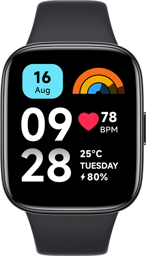  Redmi Watch 3 Active Black																		 — описание, фото, цены в интернет-магазине PT Stores