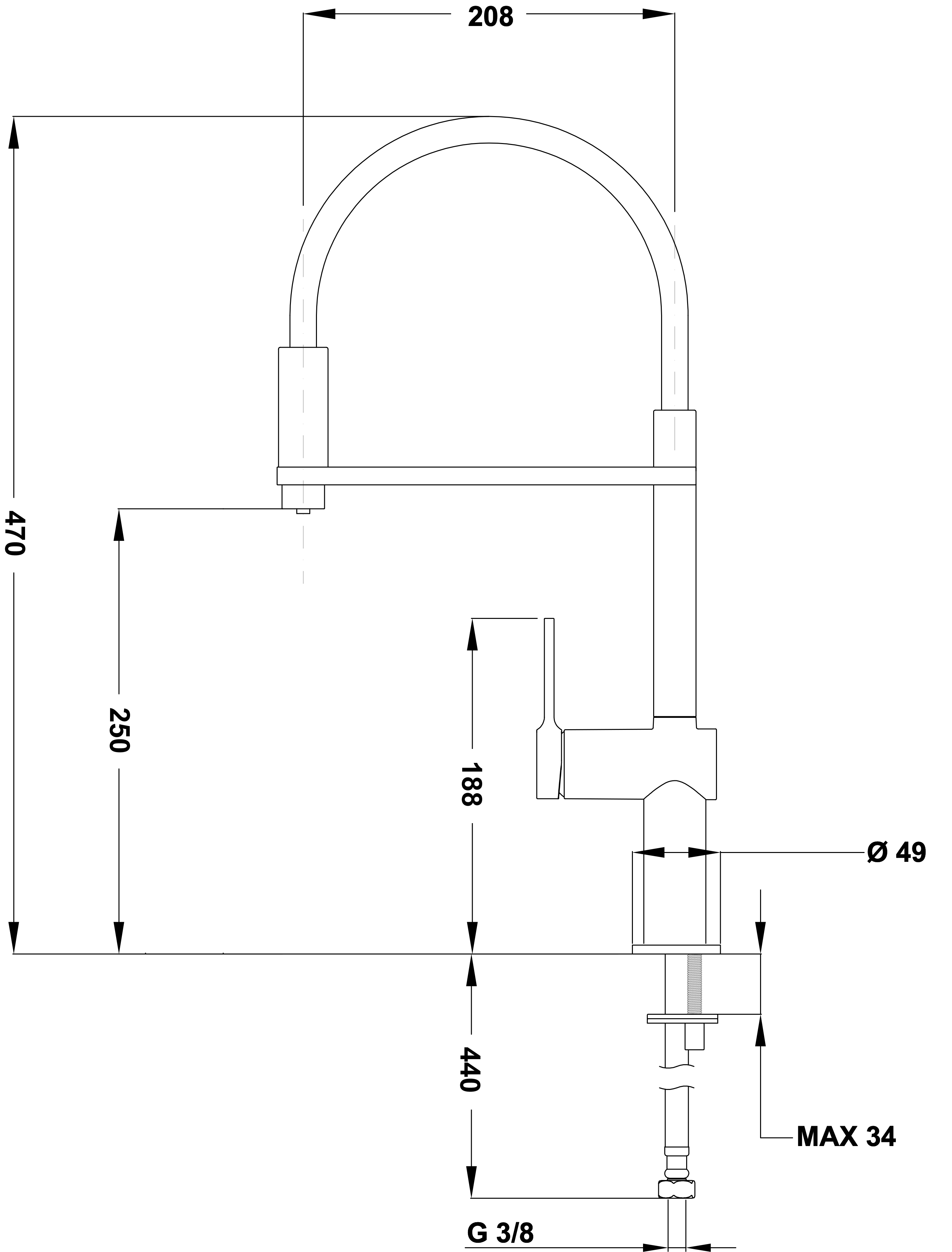 Купить Смеситель TEKA E-PURE EP 937 CHROME — Фото 2