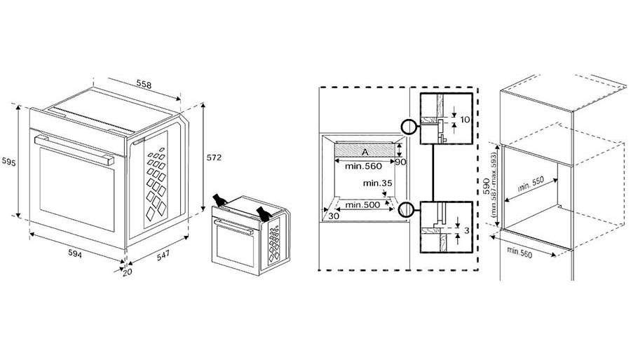Купить Электрический духовой шкаф Indesit IFE 3644 BL — Фото 3
