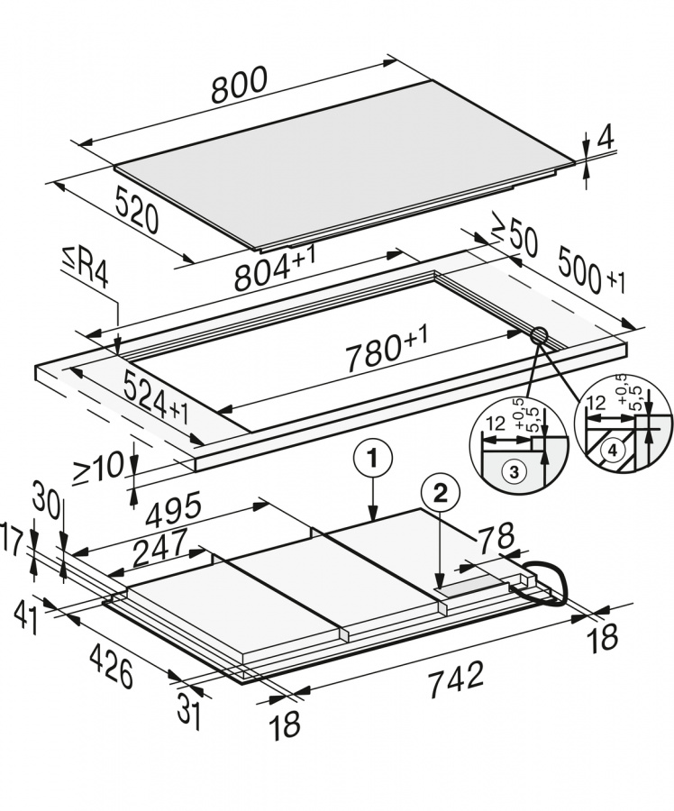 Купить Индукционная варочная панель Miele KM 7678 FL — Фото 4