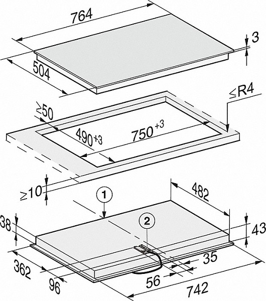 Купить Электрическая варочная панель MIELE KM 6522 FR — Фото 3