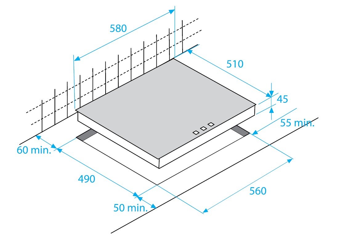 Купить Индукционная варочная панель BEKO HII 64500 FHT — Фото 3