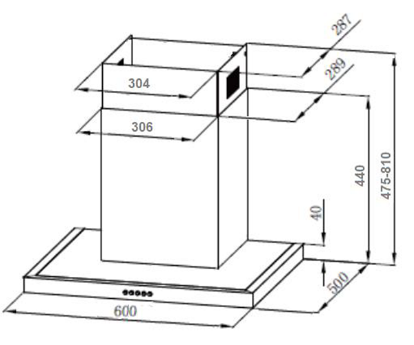 Купить Купольная вытяжка Monsher COCOS 60 W — Фото 2
