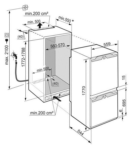 Купить Встраиваемый холодильник LIEBHERR ICBN 3386 — Фото 6