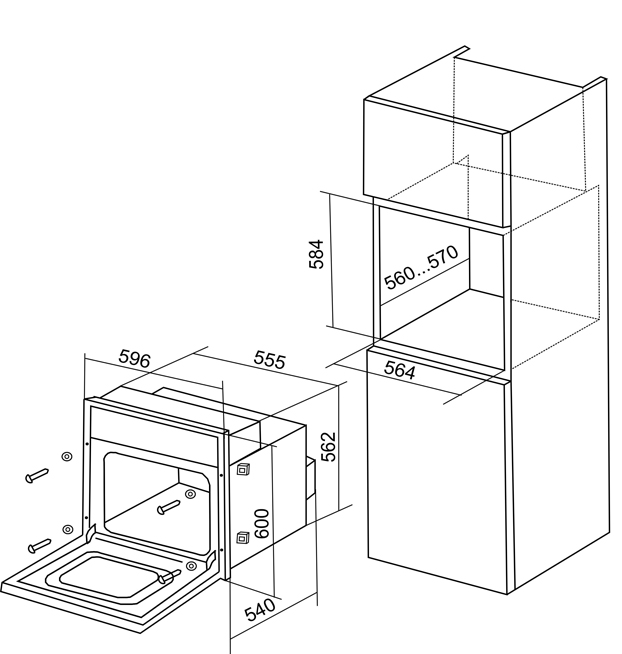 Купить Электрический духовой шкаф Electronicsdeluxe 6006.05 эшв-061 — Фото 2