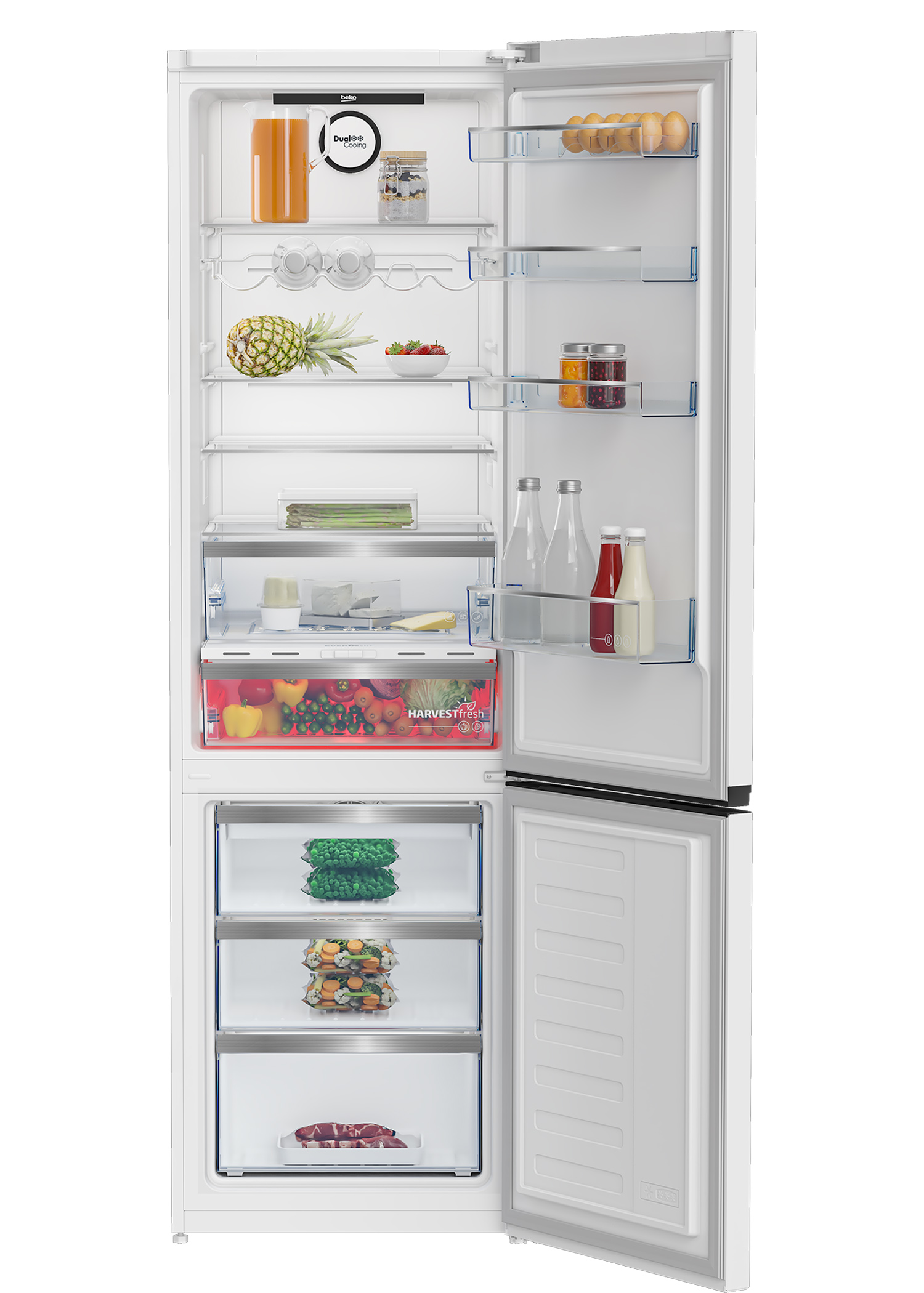 Купить Двухкамерный холодильник BEKO B5RCNK403ZW — Фото 2