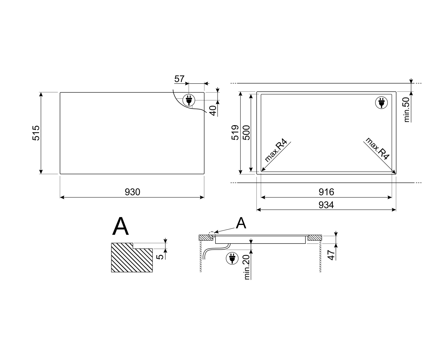 Купить Индукционная варочная панель Smeg SIA1963D — Фото 2