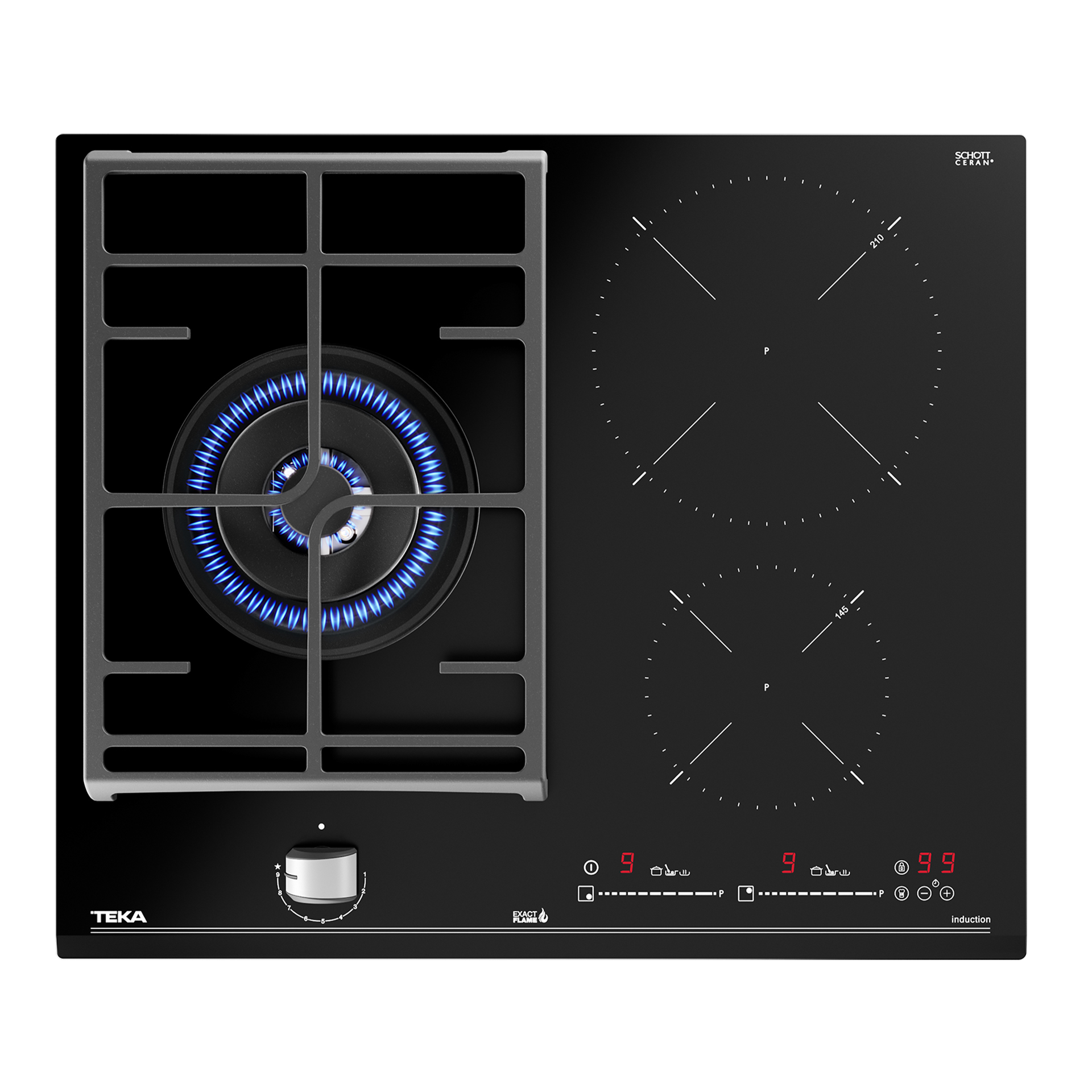 Варочная панель TEKA HYBRID JZC 63312 ABN BLACK																		 — описание, фото, цены в интернет-магазине PT Stores