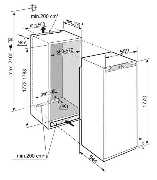 Купить Встраиваемый холодильник LIEBHERR IKB 3564 — Фото 4