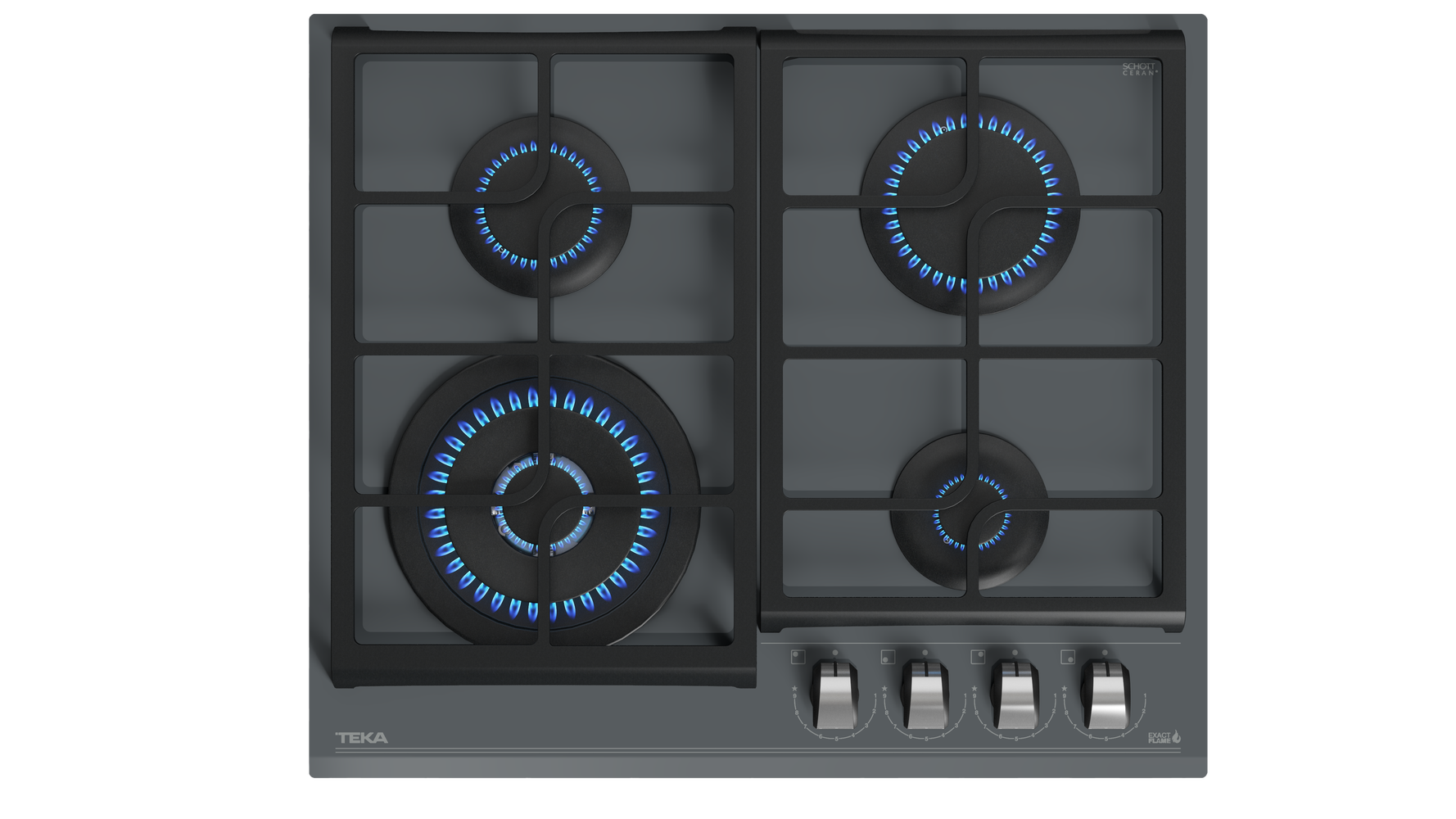 Газовая варочная панель TEKA GZC 64320 XBN STONE GREY URBAN																		 — описание, фото, цены в интернет-магазине PT Stores