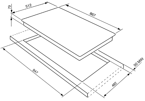 Купить Газовая варочная панель SMEG PGF95-4 — Фото 2