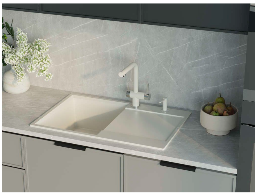 Купить Мойка OMOIKIRI Daisen 78T-PL Tetogranit/платина — Фото 3