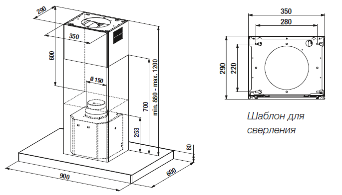 Купить Островная вытяжка KUPPERSBUSCH IKD 9480.0 E — Фото 2