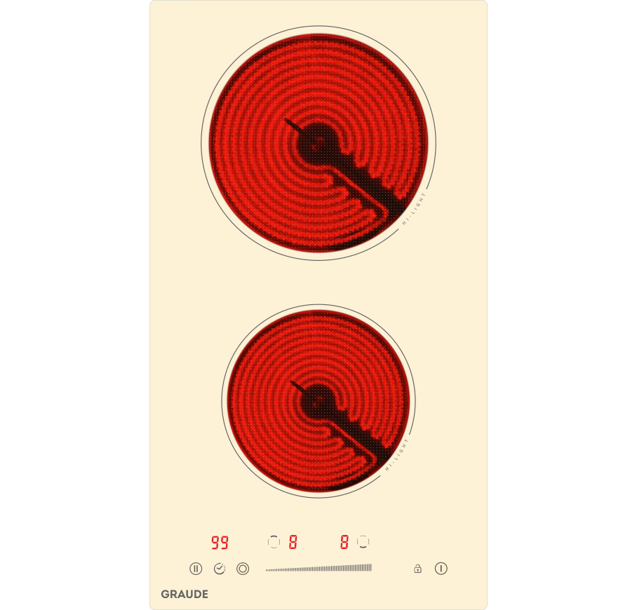 Электрическая варочная панель GRAUDE EK 30.0 C																		 — описание, фото, цены в интернет-магазине PT Stores