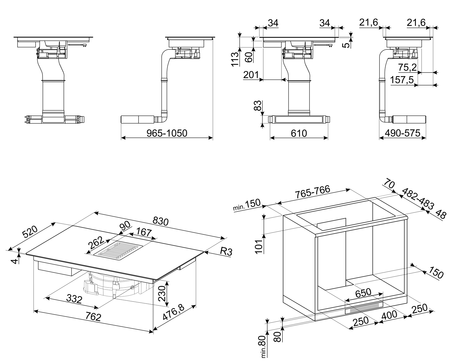 Купить Индукционная варочная панель SMEG HOBD482D — Фото 2