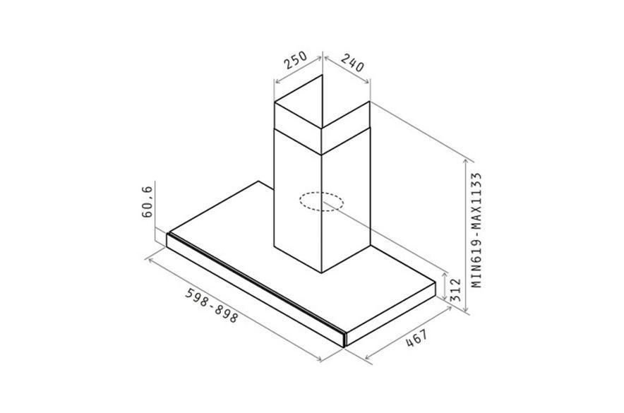 Купить Купольная вытяжка ELICA JOY BLIX/A/60 — Фото 4