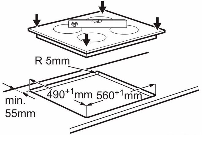 Купить Индукционная варочная панель Zanussi ZEI 5680 FB — Фото 2