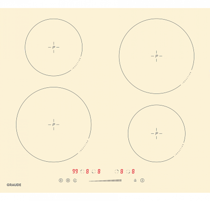 Индукционная варочная панель GRAUDE IK 60.0 AC																		 — описание, фото, цены в интернет-магазине PT Stores