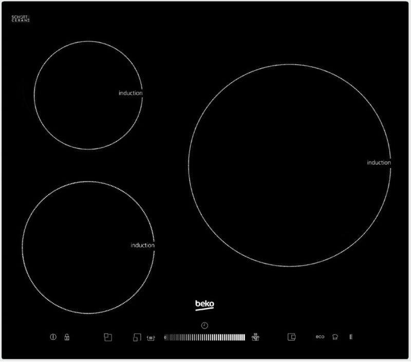 Индукционная варочная панель BEKO HII 63500 HT																		 — описание, фото, цены в интернет-магазине PT Stores