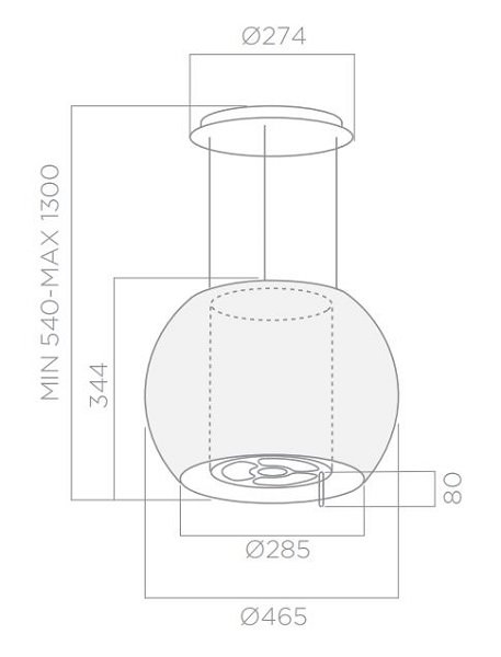 Купить Островная вытяжка ELICA Star IX/F 47 — Фото 12