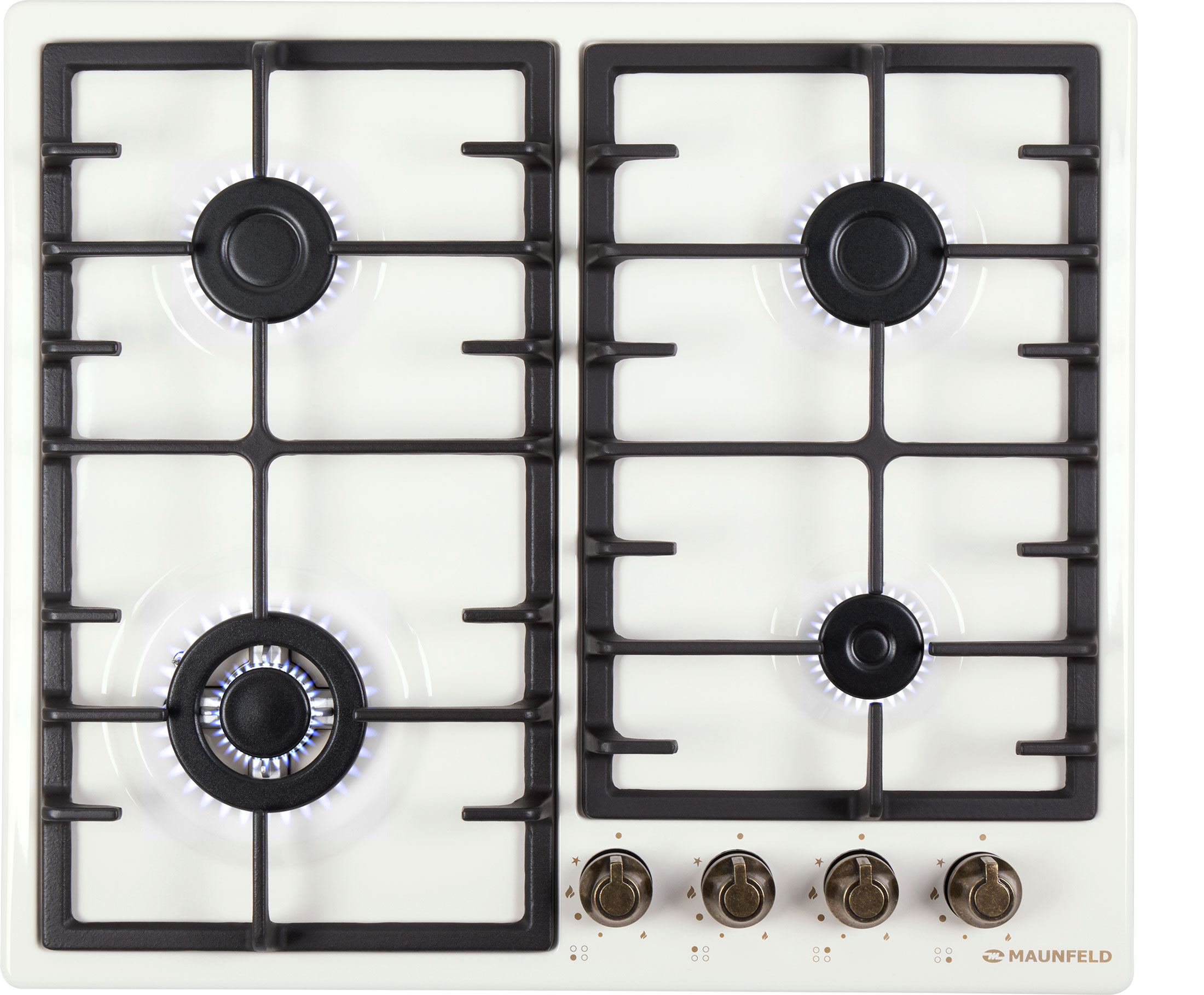 Газовая варочная панель MAUNFELD EGHE.64.33CBG.R/G																		 — описание, фото, цены в интернет-магазине PT Stores
