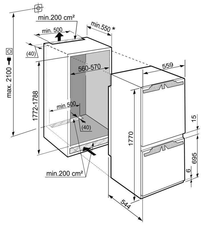 Купить Встраиваемый холодильник LIEBHERR ICP 3314 — Фото 5