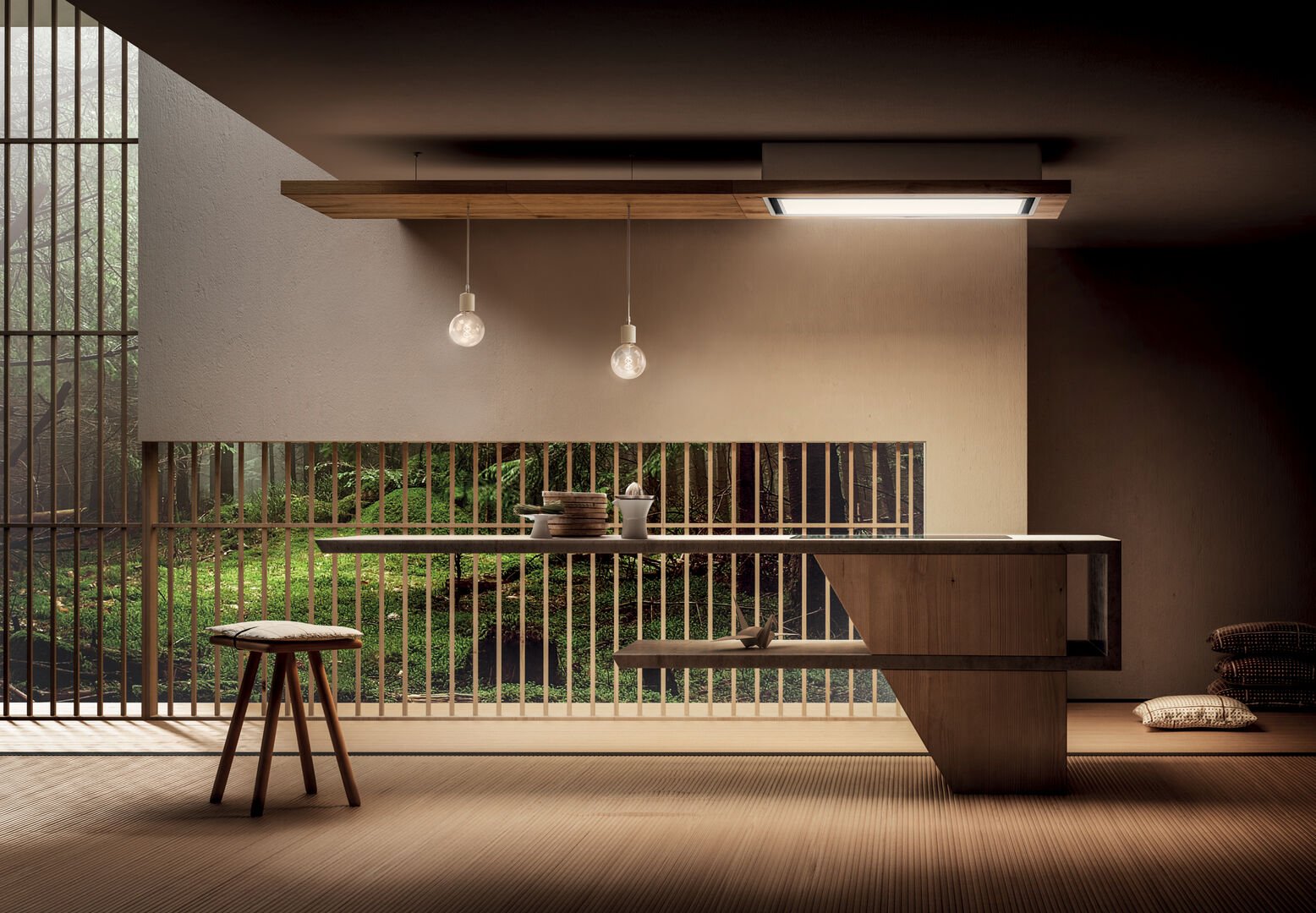 Купить Островная вытяжка ELICA Lullaby @ WOOD/A/120 — Фото 4