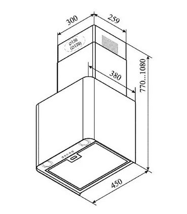Купить Островная вытяжка Delonghi Dolcedorme bianco 45 — Фото 2