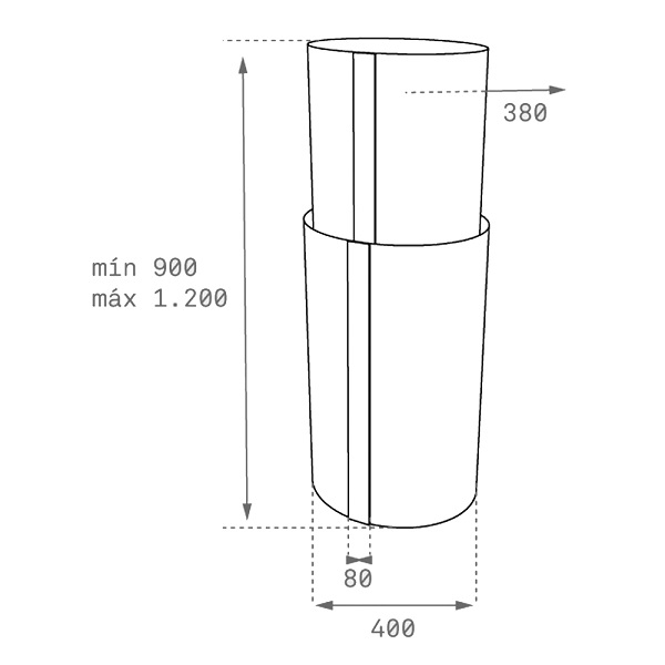 Купить Островная вытяжка TEKA CC 480 STAINLESS STEEL — Фото 2