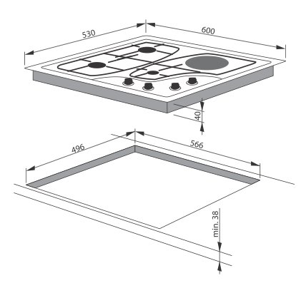 Купить Варочная панель HANSA BHMI 65110010 — Фото 2