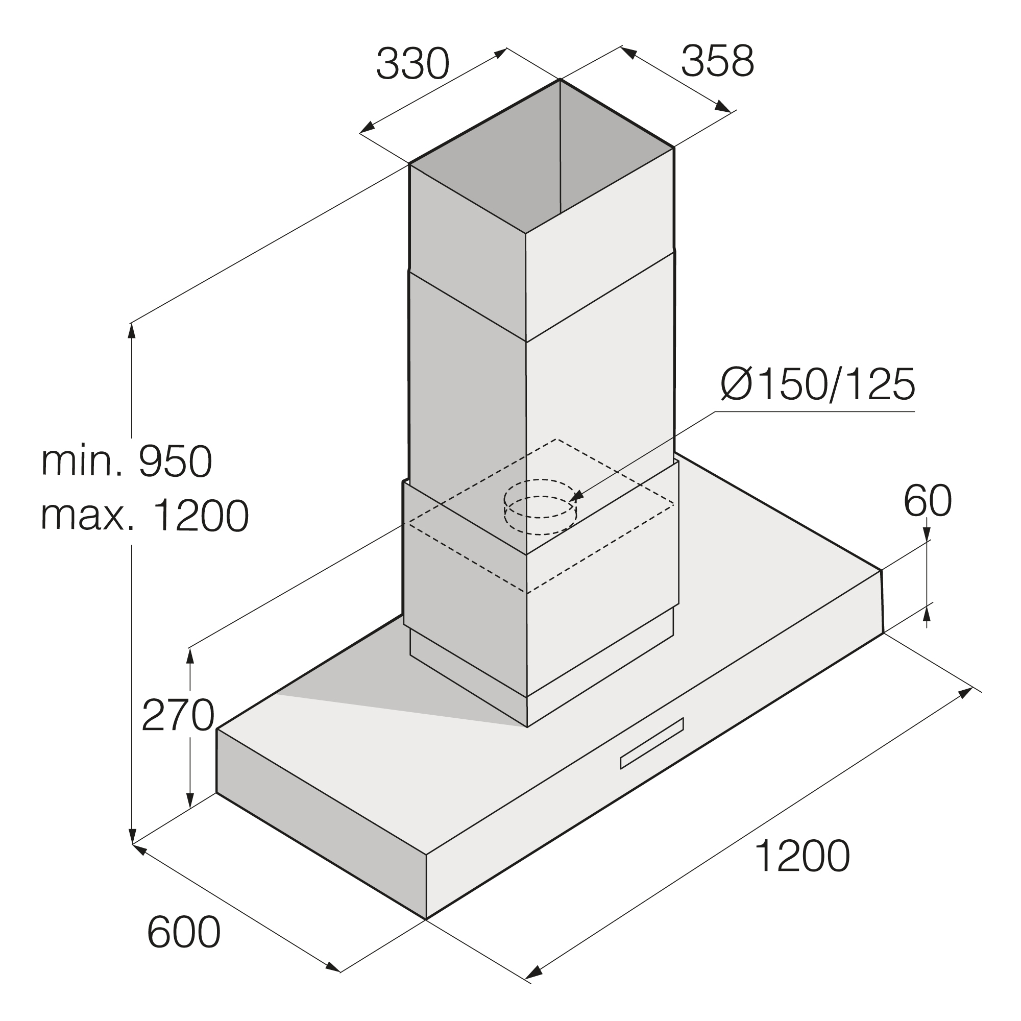 Купить Островная вытяжка ASKO CI41239S — Фото 2