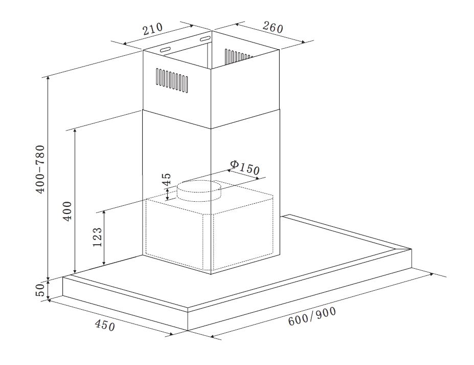 Купить Купольная вытяжка Zigmund & Shtain K 135.6 W — Фото 2