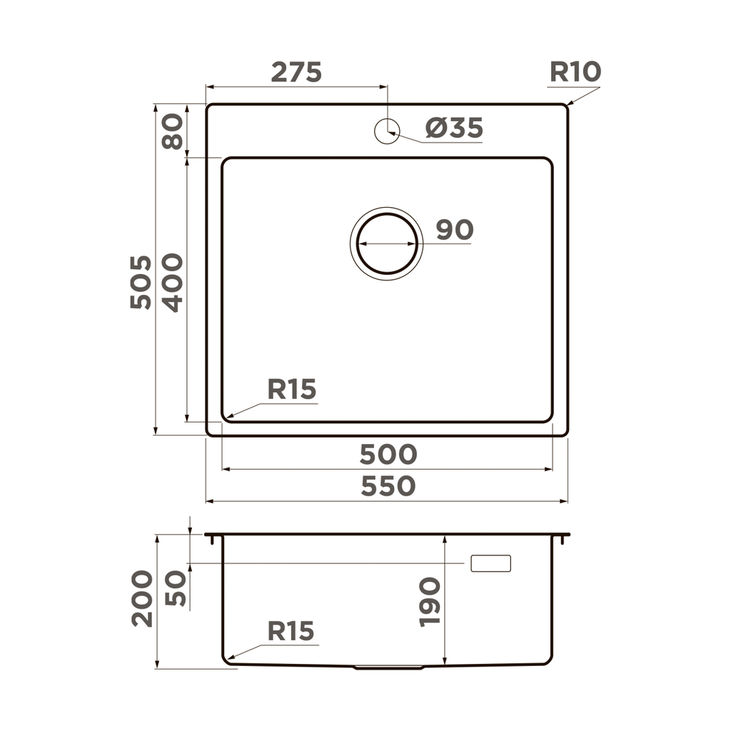 Купить Мойка OMOIKIRI Amadare 55-IN нерж.сталь/нержавеющая сталь — Фото 5
