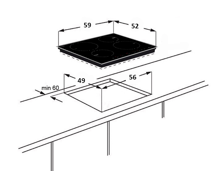 Купить Индукционная варочная панель Monsher MKFI7016B2 — Фото 3
