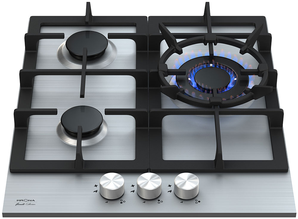 Купить Газовая варочная панель KRONA TORDO 45 IX — Фото 2