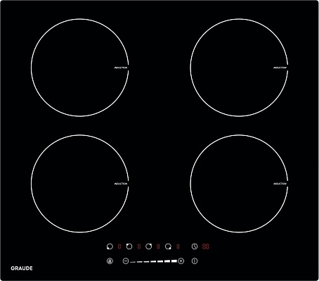 Индукционная варочная панель GRAUDE IK 60.1 E																		 — описание, фото, цены в интернет-магазине PT Stores