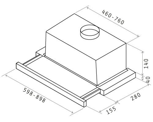 Купить Вытяжка встраиваемая ELICA ELITE 14 LUX WH/A/60 — Фото 2
