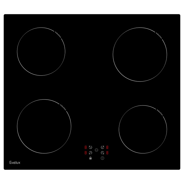 Индукционная варочная панель EVELUX HEI 640 B																		 — описание, фото, цены в интернет-магазине PT Stores