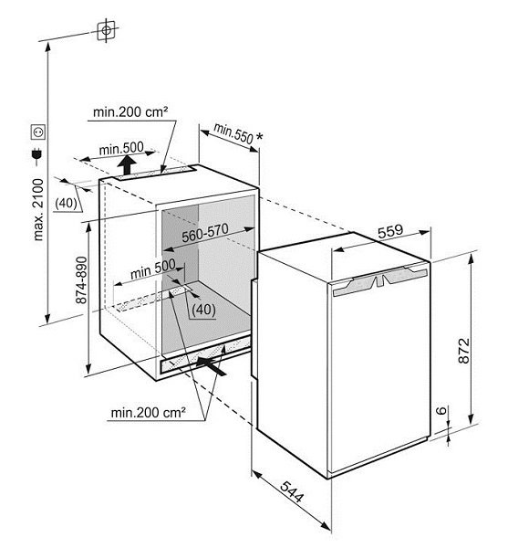 Купить Встраиваемый холодильник LIEBHERR IK 1664 — Фото 4