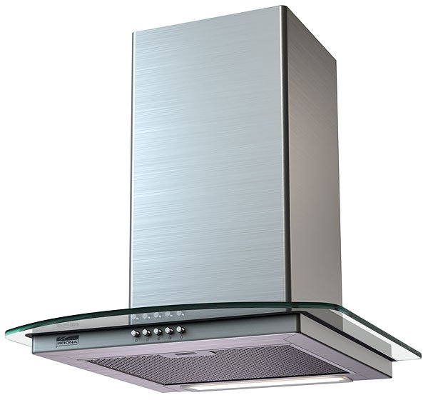 Купольная вытяжка KRONA JASMIN 500 inox/glass push button 																		 — описание, фото, цены в интернет-магазине PT Stores