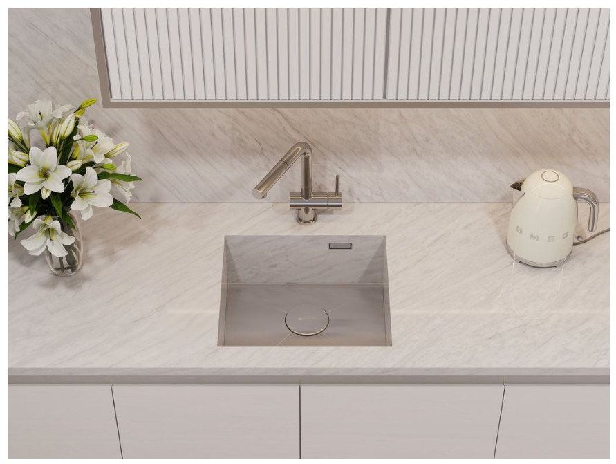 Купить Мойка OMOIKIRI Kasen 48-26-IN нерж.сталь/нержавеющая сталь — Фото 3