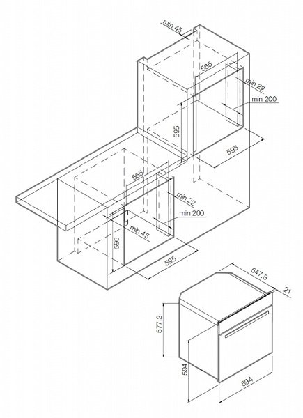 Купить Электрический духовой шкаф GRAUDE BK 60.2 EL — Фото 3