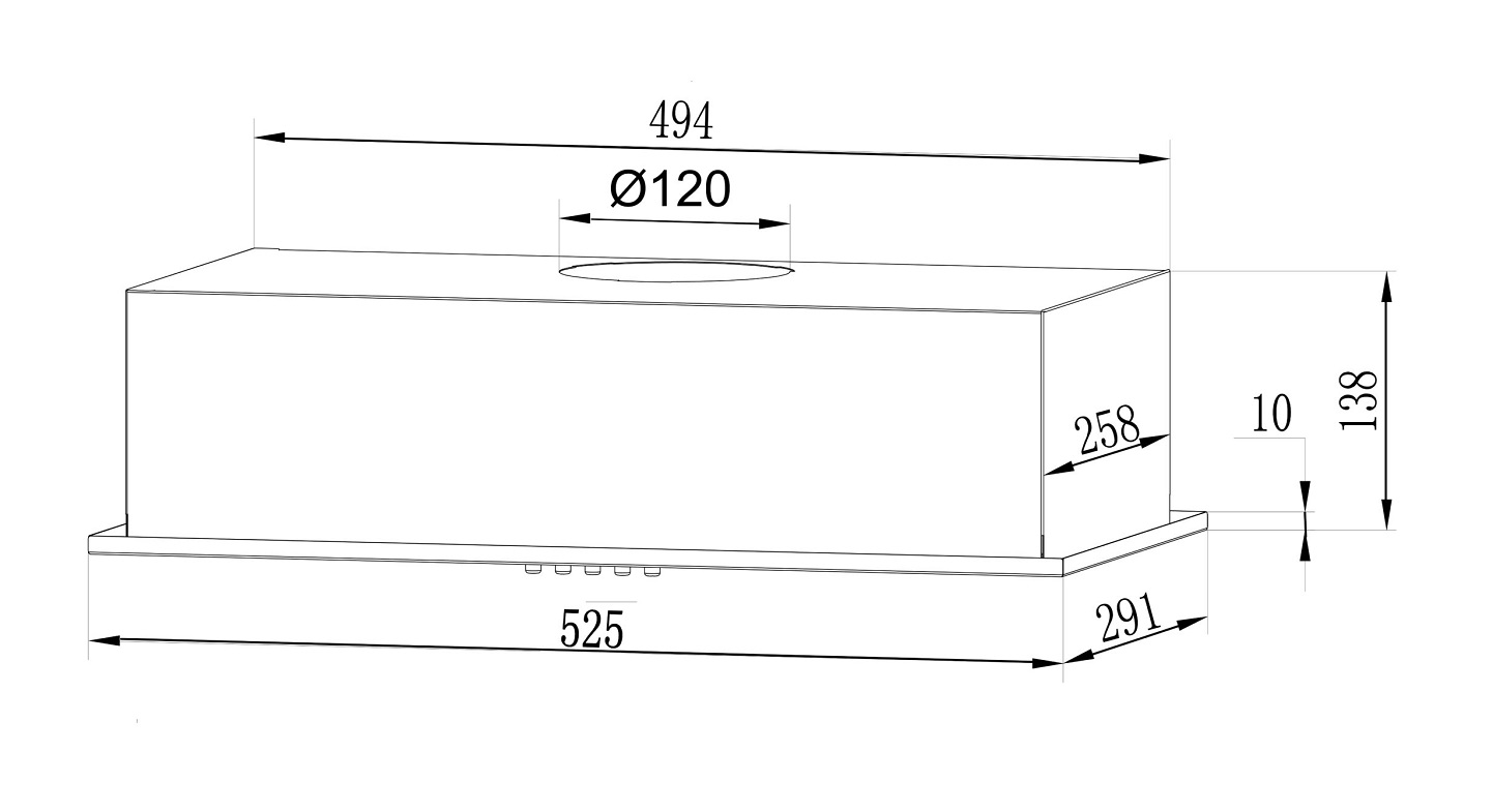 Купить Вытяжка встраиваемая LEX GS Bloc LIGHT 600 нерж — Фото 7