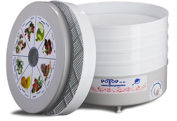 Купить Сушилка для овощей и фруктов Ротор СШ-002  5 решеток (гофротара) — Фото 2