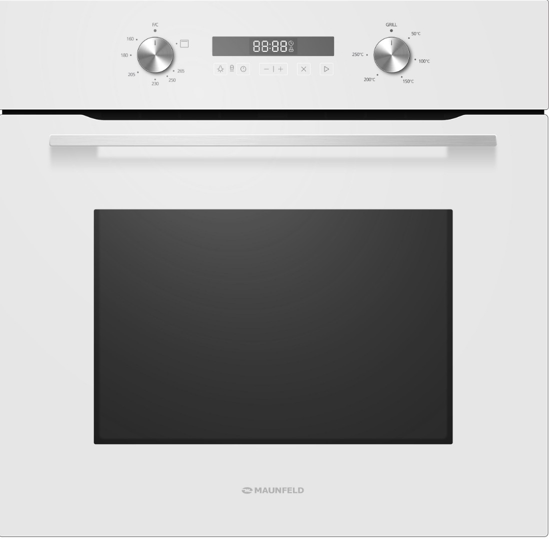 Газовый духовой шкаф MAUNFELD MOGM703W																		 — описание, фото, цены в интернет-магазине PT Stores