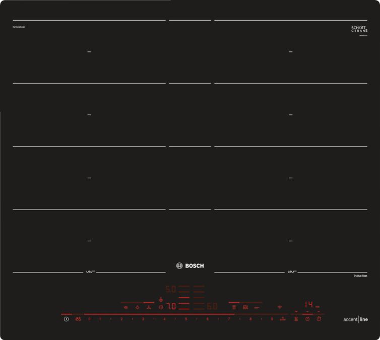 Индукционная варочная панель BOSCH PXY621DX6E																		 — описание, фото, цены в интернет-магазине PT Stores