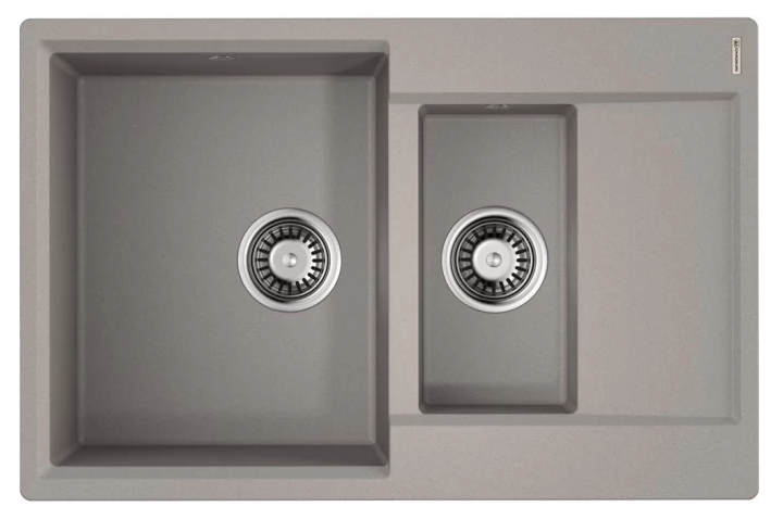 Мойка OMOIKIRI Daisen 78-2T-GR Tetogranit/Leningrad grey																		 — описание, фото, цены в интернет-магазине PT Stores